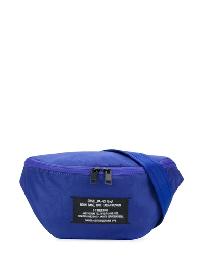 Diesel Susegana F Suse Belt Dz Belt Bag In Blue