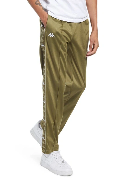 Kappa 222 Banda Dugrot Track Trousers In Green Olive/ Green / White |  ModeSens