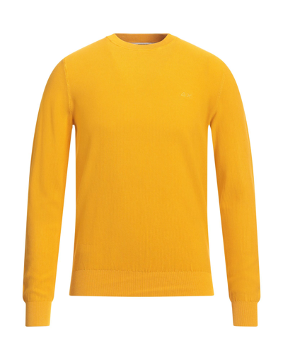 Sun 68 Sweaters In Yellow