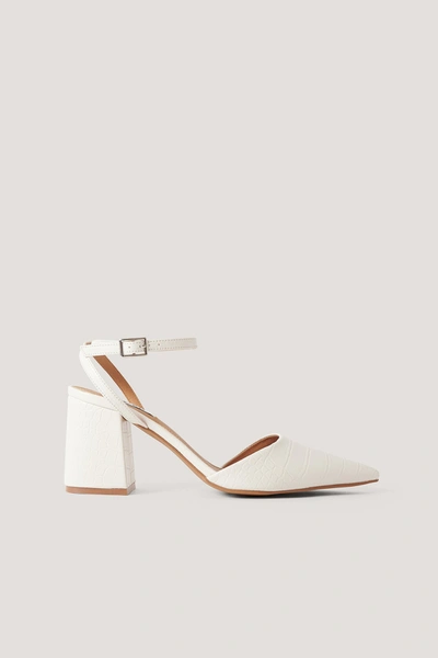 Na-kd Ankle Strap Pumps - Offwhite