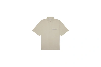 Pre-owned Fear Of God  Essentials Short Sleeve Boxy Polo String