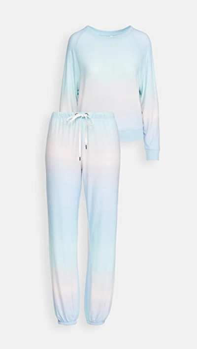 Honeydew Intimates Star Seeker Brushed Jersey Pajamas In Sand Bar Ombre
