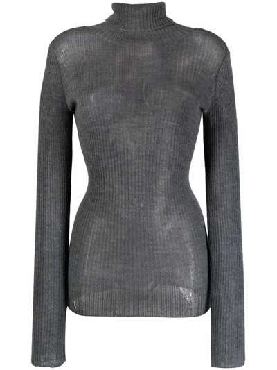 Maison Margiela Roll Neck Cashmere Jumper In Mixed Colours