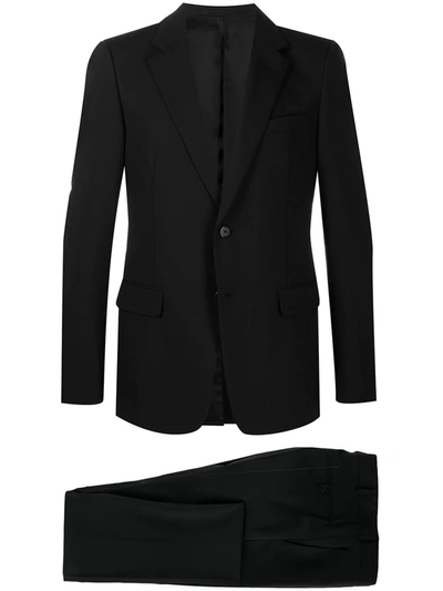 Prada Single-breasted Tailored Suit In Black