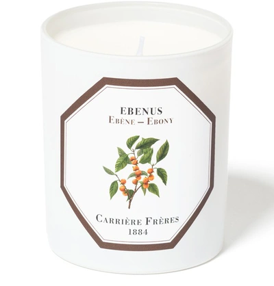 Carriere Freres Scented Candle Ebony - Ebenus 185 G In White