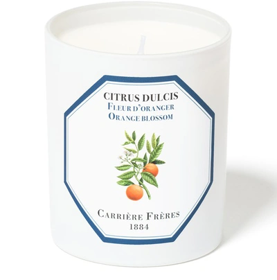 Carriere Freres Scented Candle Orange Blossom - Citrus Dulcis 185 G In White