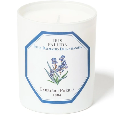 Carriere Freres Scented Candle Iris - Iris Pallida 185 G In White