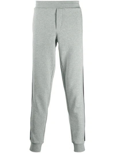 Moncler Side Stripe Track Pants In Grey