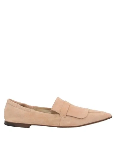 Pomme D'or Loafers In Pale Pink