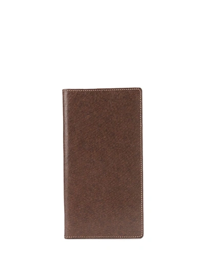 Pre-owned Gucci 1960s Logo Cardholder In Brown