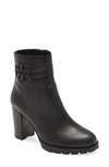 Tory Burch Leigh Lug Sole Bootie In Perfect Black/ Perfect Black