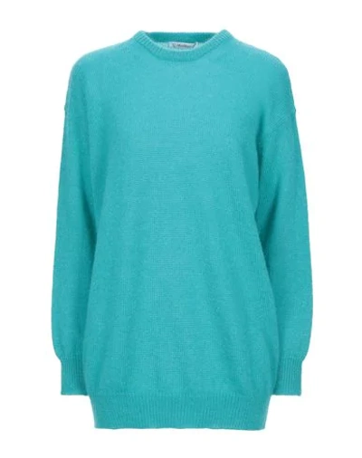 Max Mara Sweaters In Turquoise