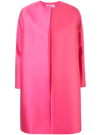 Dice Kayek Open Front Coat In Pink