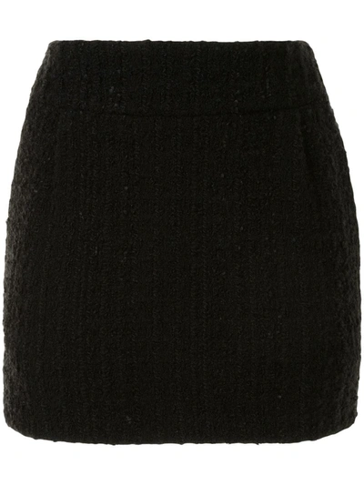 Alexandre Vauthier High-waisted Miniskirt In Black