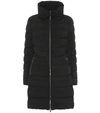 Moncler Nevalon Semi-fit Puffer Coat In Black