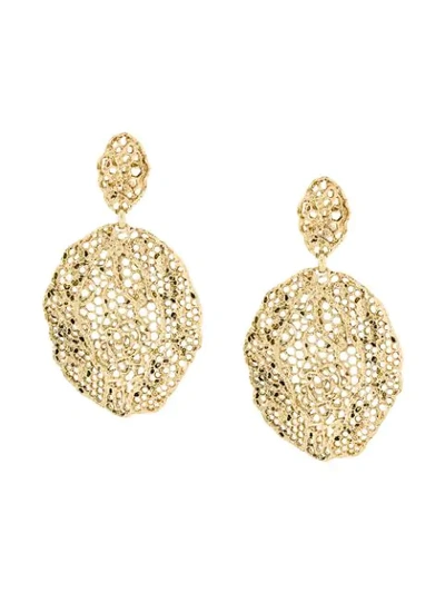 Aurelie Bidermann Dentelle Gold-plated Earrings