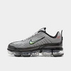 Nike Men's Air Vapormax 360 Running Shoes In Metallic Silver/metallic Dark Grey/black/max Orange