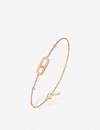 Messika Move Uno 18ct Pink-gold And Diamond Bracelet In Pink Gold
