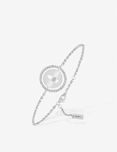 Messika Lucky Move 18ct White-gold And Diamond Bracelet In White Gold