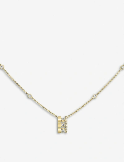 Messika Move Romane 18ct Yellow-gold And Diamond Necklace In Yellow Gold
