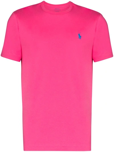 Polo Ralph Lauren Pony-embroidered T-shirt In Rosa