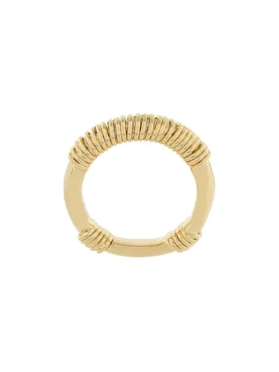 Aurelie Bidermann Alhambra Small Ring In Gold