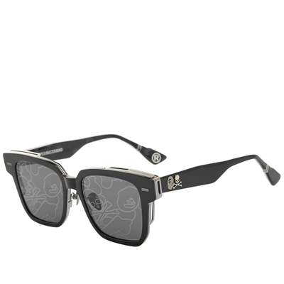 A Bathing Ape Eyewear X Mastermind World Bmj004 V2.0 Sunglasses In Black