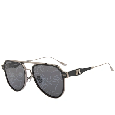 A Bathing Ape Eyewear A Bathing Ape X Mmj Sunglasses 5 In Black