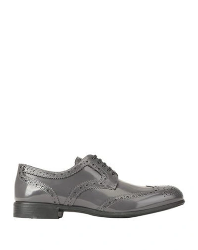 Dolce & Gabbana Lace-up Shoes In Lead