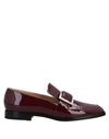 Sergio Rossi Loafers In Deep Purple
