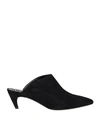Roger Vivier Woman Mules & Clogs Black Size 8 Soft Leather