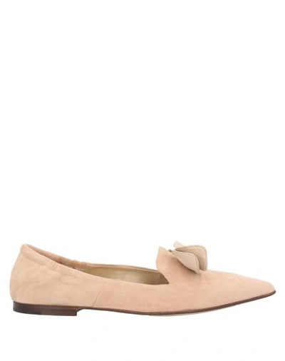 Pomme D'or Loafers In Light Pink