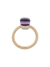 Pomellato Nudo Classic Ring With Amethyst In 18k Rose And White Gold In Purple/rose