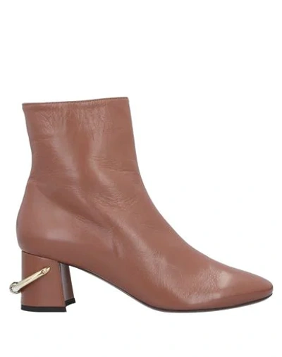 L'autre Chose Ankle Boot In Light Brown