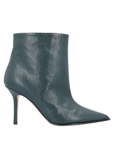 Lerre Ankle Boots In Dark Green