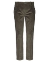 Grey Daniele Alessandrini Pants In Military Green