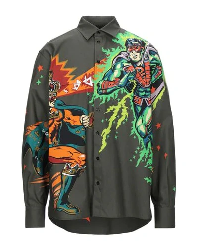 Dolce & Gabbana Shirts In Military Green