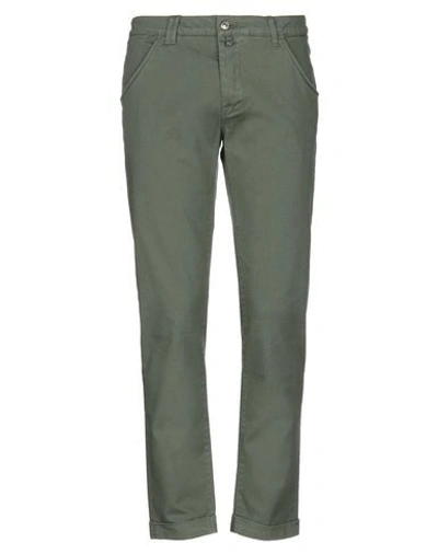 Cycle Casual Pants In Military Green