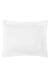 Matouk Essex Cotton Percale Sham In White