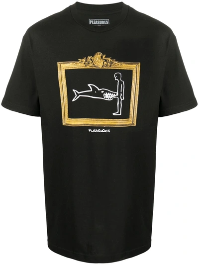 Pleasures Bite T-shirt In Black