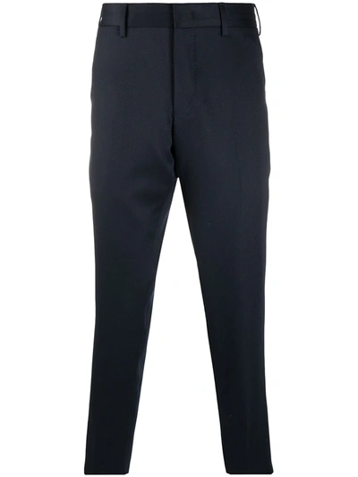 Pt01 Slim-fit Tailored Trousers In Blue