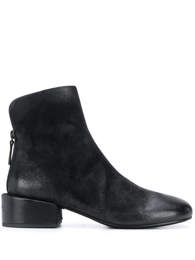 Marsèll Rear-zip Ankle Boots In Black