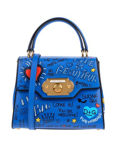 Dolce & Gabbana Handbags In Bright Blue