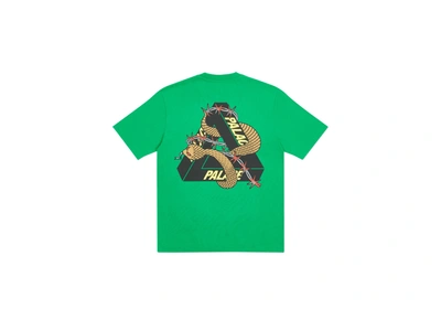 Pre-owned Palace  Hesh Mit Fresh T-shirt Green
