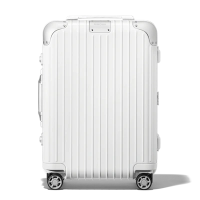 Rimowa Hybrid Cabin S Carry-on Suitcase In White - Polycarbonate - 21,7x15,8x7,9