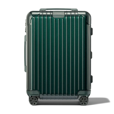 Rimowa Essential Cabin S Carry-on Suitcase In Green - Polycarbonate - 21,7x15,8x7,9