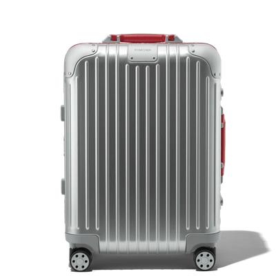 Rimowa Aluminum In Silber Und Rot