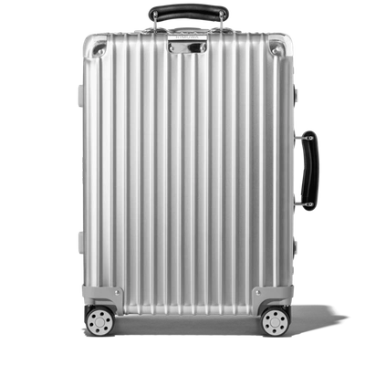 Rimowa Classic Cabin Carry-on Suitcase In Silver - Classic_aluminium - 21,7x15,8x9,1 - Customisable Luggage