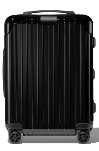 Rimowa Essential Cabin Plus Carry-on Suitcase In Black - Polycarbonate - 22,1x17,8x9,9 In Coral