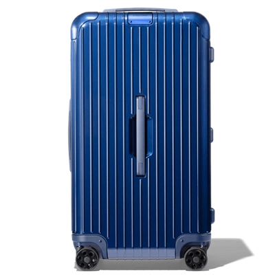 Rimowa Essential Trunk Large Suitcase In Blue - Polycarbonate - 28,8x17x14,8
